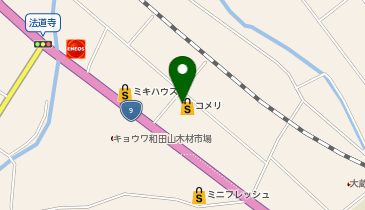 コメリハード&グリーン和田山店の地図画像