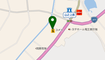コメリハード&グリーン竜王店の地図画像
