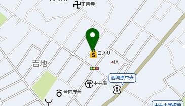 コメリハード&グリーン中主店の地図画像