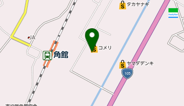 コメリパワー角館店の地図画像