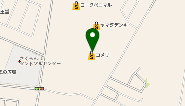 コメリパワー東根店の地図画像
