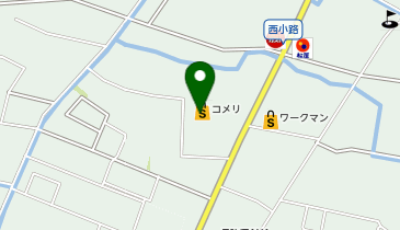 コメリパワー黒部店の地図画像
