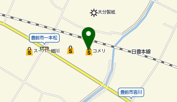 コメリハード&グリーン豊前店の地図画像