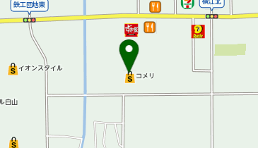 コメリパワー白山店(石川県)の地図画像