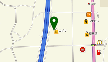 コメリハード&グリーン宮城白石店※年始は1/2から営業開始の地図画像