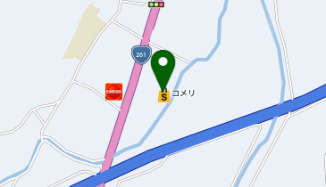 コメリハード&グリーン千代田有田店(広島県)の地図画像