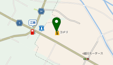 コメリハード&グリーン山本店の地図画像