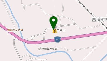コメリハード&グリーン富浦店の地図画像