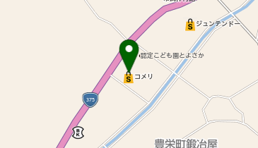 コメリハード&グリーン豊栄鍛冶屋店の地図画像