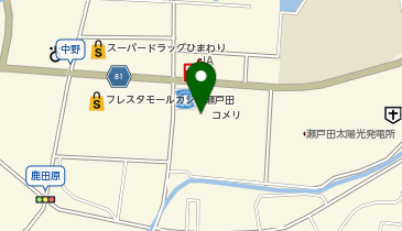 コメリハード&グリーン瀬戸田店の地図画像