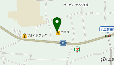 コメリハード&グリーン八田店の地図画像