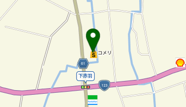 コメリハード&グリーン市貝店の地図画像