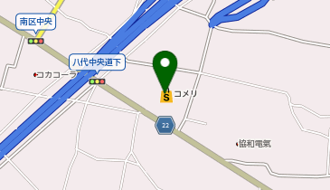 コメリハード&グリーン八代店の地図画像