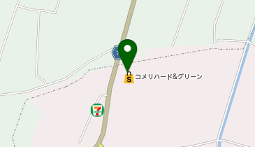 コメリハード&グリーン赤堀店の地図画像