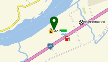 コメリハード&グリーン本山店の地図画像