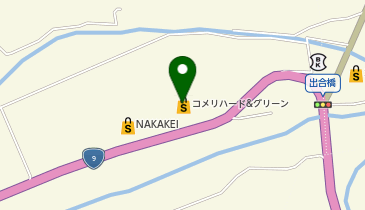 コメリハード&グリーン温泉店※年始は1/3から営業開始の地図画像