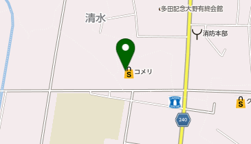 コメリハード&グリーン大野店の地図画像