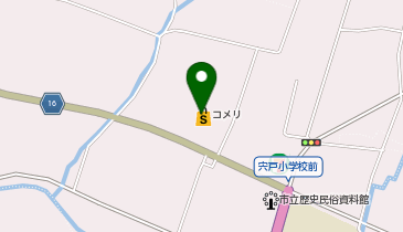 コメリハード&グリーン友部店※年始は1/3から営業開始の地図画像