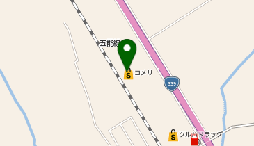 コメリハード&グリーン板柳店の地図画像