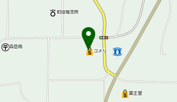 コメリハード&グリーン森岳店※年始は1/2から営業開始の地図画像