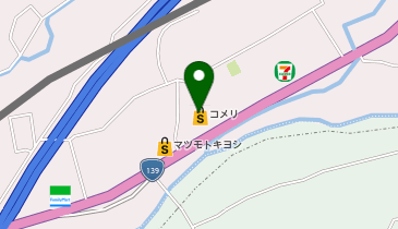 コメリハード&グリーン西桂店※年始は1/2から営業開始の地図画像