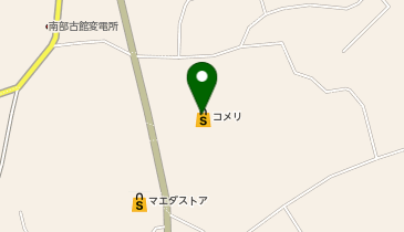 コメリハード&グリーン五戸店の地図画像