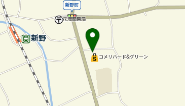 コメリハード&グリーン新野店の地図画像