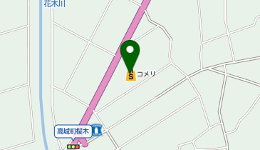 コメリハード&グリーン高城店の地図画像