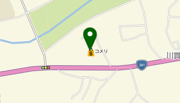 コメリハード&グリーン大沢店※年始は1/2から営業開始の地図画像