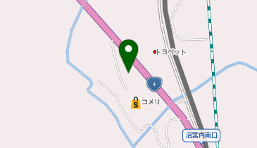 コメリハード&グリーン沼宮内店の地図画像