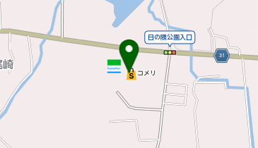 コメリハード&グリーン日の隈店の地図画像