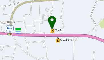 コメリハード&グリーン寄居店の地図画像