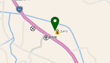 コメリハード&グリーン掛合店の地図画像