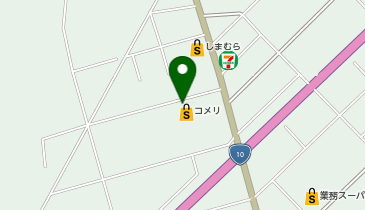 コメリハード&グリーン南横市店の地図画像