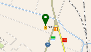 コメリハード&グリーン小牛田店の地図画像