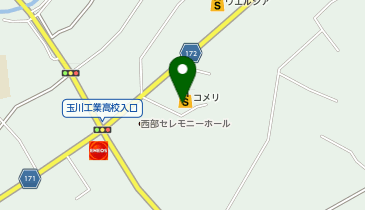 コメリハード&グリーンときがわ店の地図画像