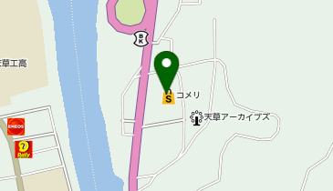 コメリハード&グリーン志柿店の地図画像