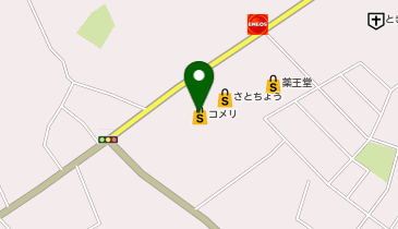 コメリハード&グリーン藤崎常盤店※年始は1/3から営業開始の地図画像