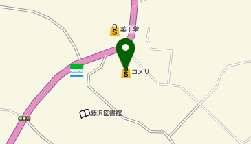 コメリハード&グリーン藤沢店の地図画像