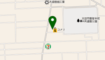 コメリハード&グリーン藪塚店の地図画像