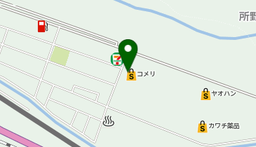 コメリハード&グリーン日光七里店の地図画像
