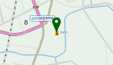 コメリハード&グリーン山之口店の地図画像