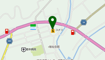 コメリハード&グリーン天草栖本店の地図画像