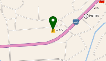 コメリハード&グリーン蒜山店の地図画像