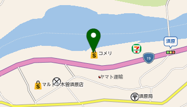 コメリハード&グリーン大桑須原店※年始は1/2から営業開始の地図画像