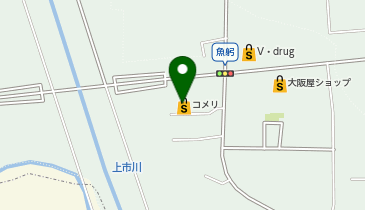 コメリハード&グリーン滑川魚躬店の地図画像