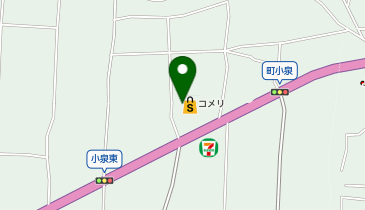コメリハード&グリーン上田小泉店の地図画像