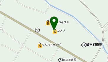 コメリハード&グリーン宮城蔵王店の地図画像