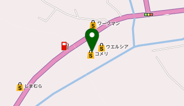 コメリハード&グリーン船引店の地図画像