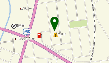 コメリハード&グリーン横手店の地図画像